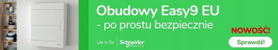 Kasetë mbrojtëse sipërfaqësore Schneider Easy9 1x18, IP40, e bardhë