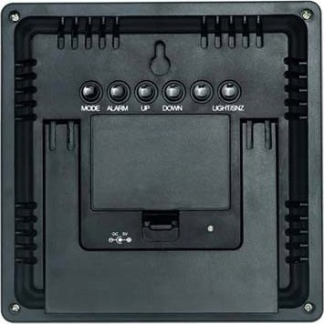Stacion moti Bodi-Tek Weather Station BT-HGWS, ekran digjital, sensor jashtë, i zi