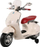 Motoçikletë elektrike për fëmijë Vespa GTS 300, 3 km/h, me drita LED, e bardhë