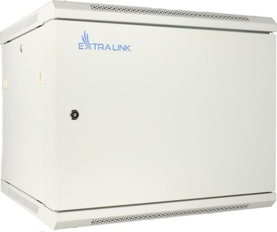Kabinet muri ExtraLink 19" 12U, derë çeliku, gri