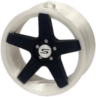 Varëse çelsash Slide Rim 06, 70mm, për zbukurim, bardh e zi