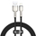 Kabllo karikimi Baseus Cafule Metal, USB në Lightning, 1m, 2.4A, i zi