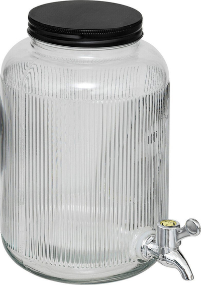 Set dispenser qelqi 4L me 4 gota, 45cl, transparent