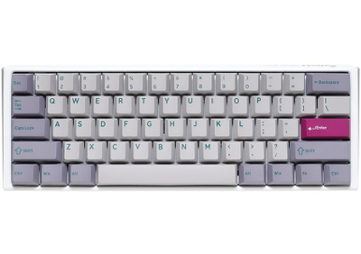 Tastierë Ducky One 3 Mist Grey Mini, Cherry MX Speed Silver, e hirtë