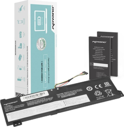 Bateri laptopi Movano BTL1E1, 4500mAh, 7.6V, e zezë
