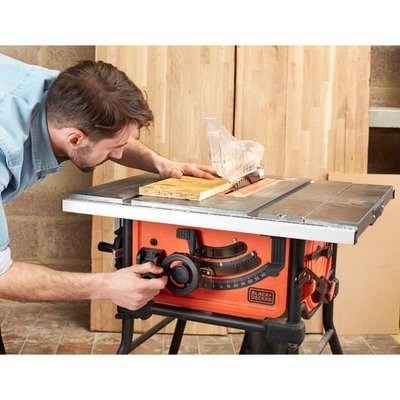 Sharrë tavoline Black&amp;Decker BES720, 1800 W, teh 254 mm, portokalli