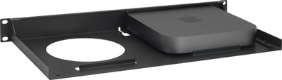 Kornizë rack Rackmount.it RM-AP-T1 për Apple Mac Mini, 1U 19", metal, e zezë