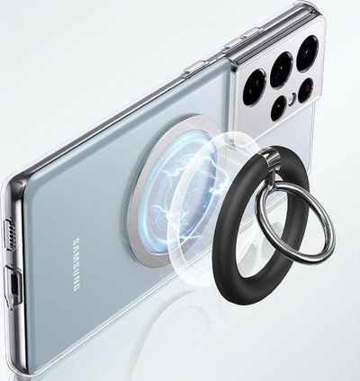 Mbajtësja Usams US-ZJ071 me unazë magnetike, 360°, e zezë