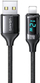 Kabllo USB Usams US-SJ535, USB-A në Lightning, 1.2m, e zezë