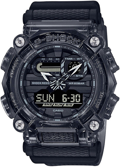 Orë për meshkuj Casio G-Shock GA-900SKE-8AER, e hirtë