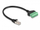 Kabllo rrjeti DeLOCK RJ45 Cat.6, adaptues në bllok terminal, 30 cm, 2 pjesë