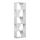 Raft për libra Decortie Frame, 54x24x168cm, i bardhë