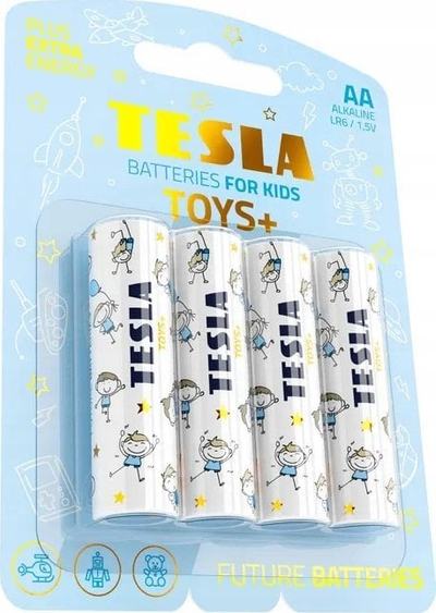 Bateri alkaline Tesla TOYS+ BOY R6 AA, pako me 4 copë