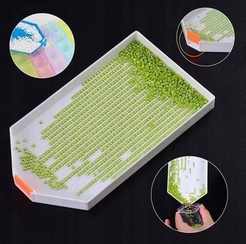 Set mozaiku me diamant Norimpex Diamond Mosaic – buf mes trëndafilash, 30x40 cm, shumëngjyrësh