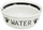 Enë uji Trixie Drinking Bowl, 2.6L, qeramike, e bardhë e zezë