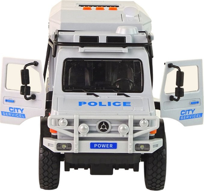 Makina lodër policie Leantoys Off-Roader, 1:14, drita dhe zë, shumëngjyrëshe