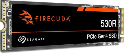 SSD i brendshëm Seagate FireCuda 530R, 4TB, M.2 PCIe 4.0, i zi