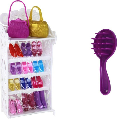 Set kukull Defa Lucy Fashion Girl, me gjëra shoqe, 30cm, lejla