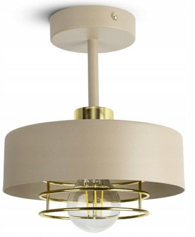 Llambadar tavani ZD185, dizajn modern, metalik, bezhë gold