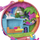 Сет за игра Polly Pocket Adventures in Rio Doggy Adventure Moped, компактен playset, за деца 4+ години, повеќебојно