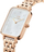 Orë dore për femra Daniel Wellington Quadro Lumine 20 x 26 5-Link DW00100620, ari rozë
