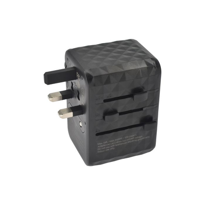 Dviced Universal Travel Adapter 65W GaN, Black