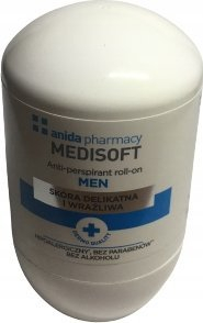 Deodorant roll on ANIDA MediSoft Men, anti djersitje, 50ml