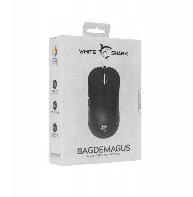 Mашина за игри White Shark GM-5010 Bagdemagus, RGB, 6 копчиња, црн