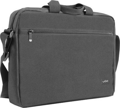 Çantë laptopi UGO Asama BS100, poliester, me rrip krahu, e zezë