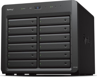Njesi zgjerimi Synology DX1222, 12 slote HDD SSD 2.5"/3.5", e zezë