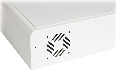 Kabinë rack 19" EcoDuct CR19-2U-130-W, 2U, e bardhë