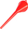 Gyp vaji AMiO Narrow Slanted Small Funnel, 29 cm, plastik, i kuq