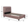 Shezllon Riley 90×200 cm, tapiceri velur rozë (HM561.02), rozë