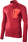 Bluza burrash Elbrus Emino Polartec, me zinxhir, sportive, e kuqe