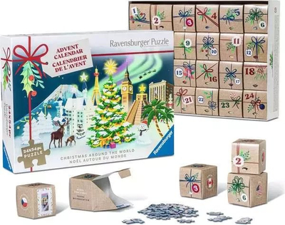 Kalendar i Adventit Ravensburger 2025, 54 pjesë, shumëngjyrësh