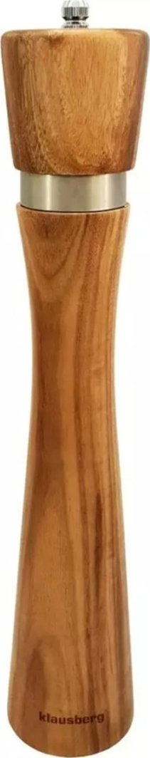 Mulli për kripë dhe piper Klausberg KB-7593, 31.5 cm, dru akacie, ngjyrë natyrale