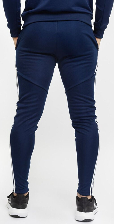 Pantallona sportive adidas Tiro 24 M IR9343 për burra, poliestër, blu navy