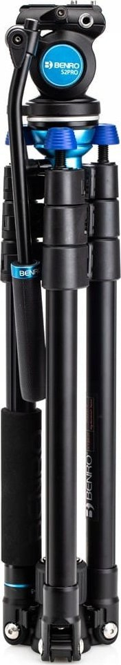 Tripod video Benro A1883F Aero2 me kokë S2PRO, alumin, i zi