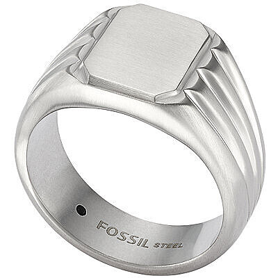 Unazë për meshkuj Fossil JF04467040, e argjendtë