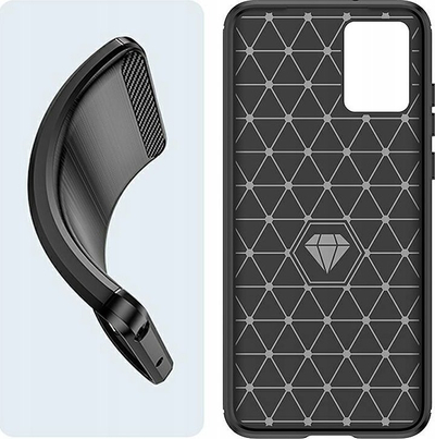 Kapak telefoni Motorola Moto E13 Carbon, silikoni, i zi