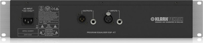 Equalizer studio Klark Teknik EQP KT, rack 19", analog, argjendtë
