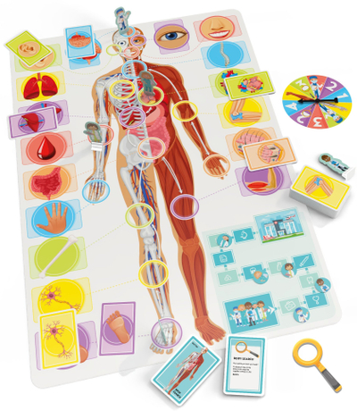 Loja edukative Tactic Our Amazing Body 60551 05517, 2 5 lojtarë, 7 vjeç, shumëngjyrëshe