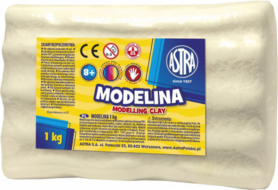 Modelinë Astra 1 kg, termoplastike, ngjyrë vanilje