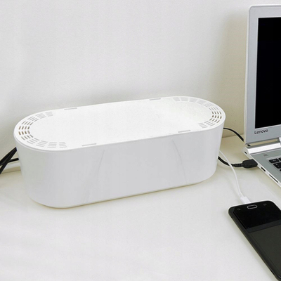 Kuti organizuese kabllosh Orion 569618, 32 x 12 x 11.5 cm, plastike, e bardhë