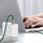 Kabllo Baseus USB-C në USB-C, 2m, 100W 5A, jeshile e errët