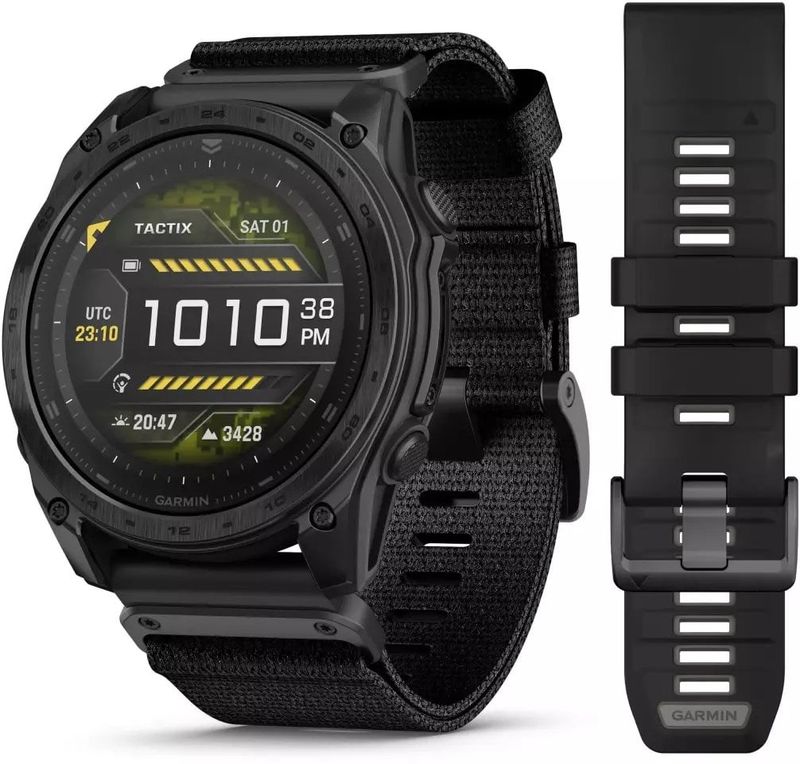 Orë sportive Garmin Tactix 8 AMOLED, 51 mm, e zezë