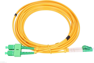 Kabëll patchcord optik ExtraLink LC/APC LC/APC, SM 9/125, duplex 5m, i verdhë