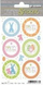 Ngjitëse dekorative HERMA Easter Stickers MAGIC TREND, me figura Pashke, prej mëndafshi