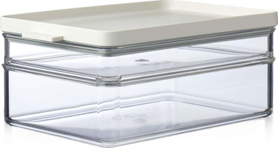 Kuti ruajtjeje Mepal Omnia Breakfast Duo Layer, 2 nivele, Nordic White