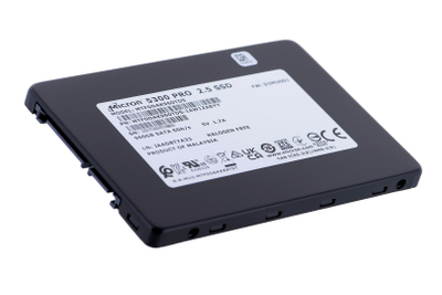 Disk SSD Micron 5300 PRO, 960GB, 2.5" SATA, e zezë